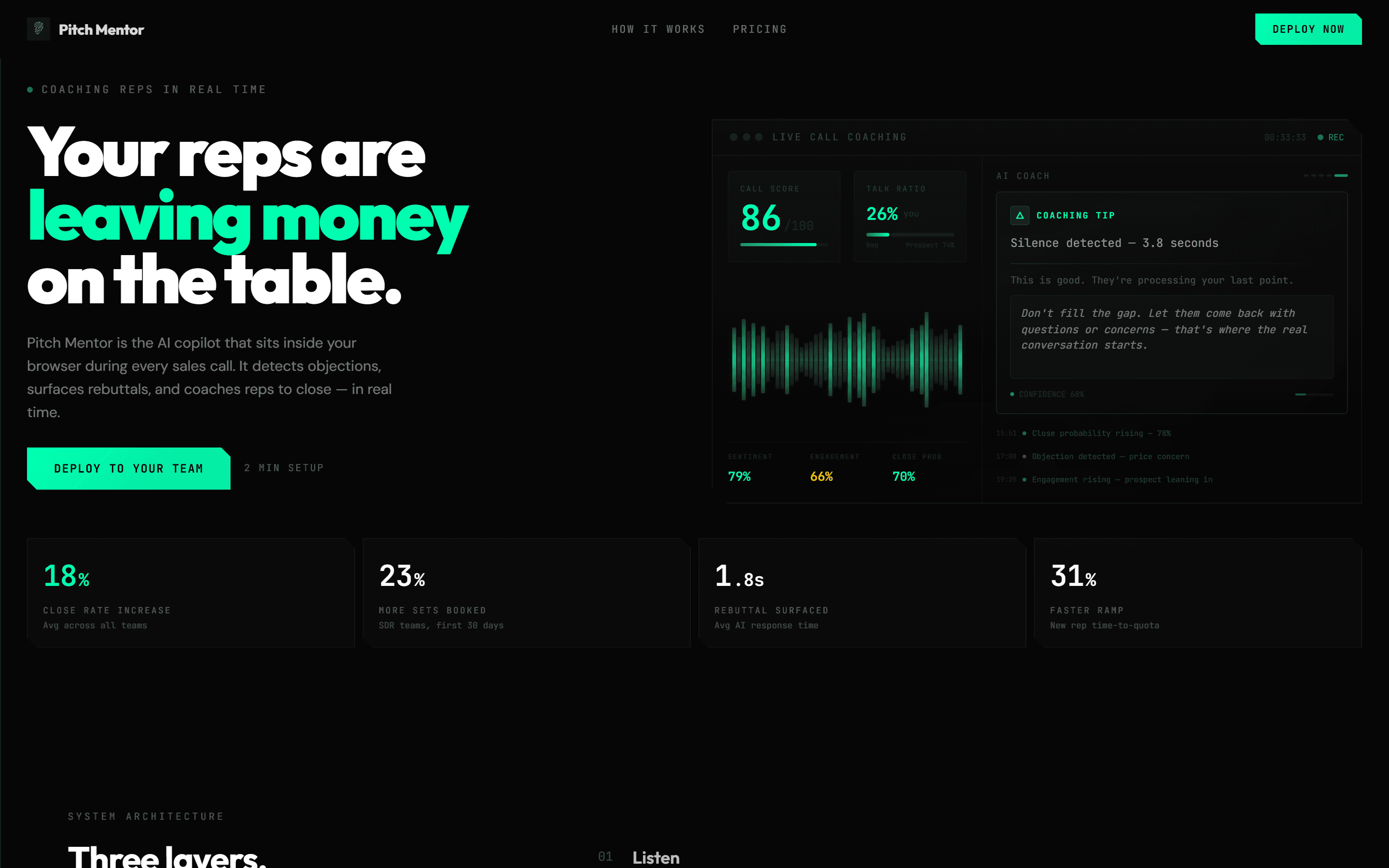 Pitch Mentor screenshot